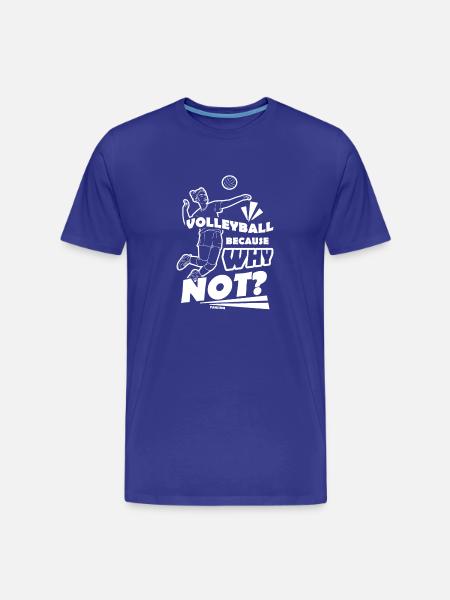 Volley-ball - T-shirt bio Premium Homme - bleu roi