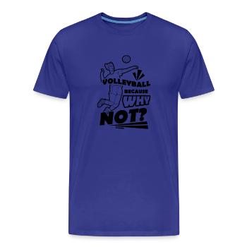 Volleyball Beach Volleyball Gift Beach - Men's Premium Organic T-Shirt - royal blue - Front - Damien (186cm)