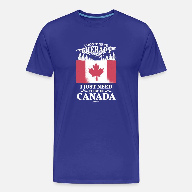Canada - Männer Premium Bio T-Shirt - Königsblau