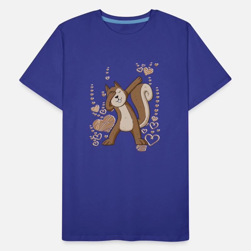 dabbing Eichhörnchen tanzen Waldtier Männer Premium Bio T-Shirt