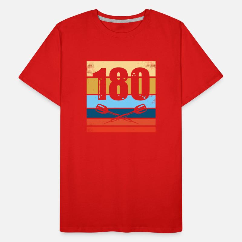 180 fléchettes Fléchettes T-shirt bio Premium Homme