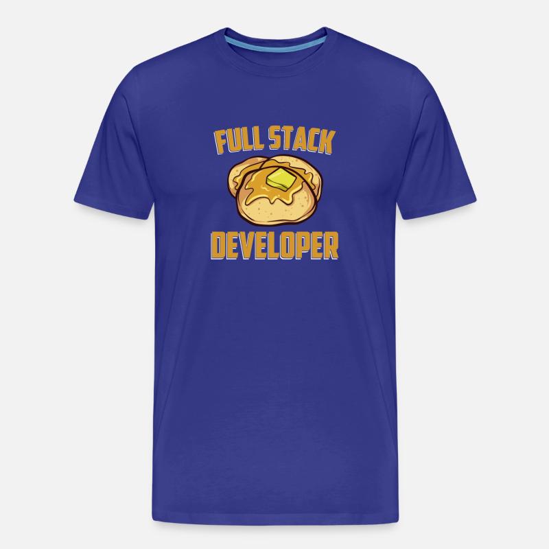 Full Stack Developer - Computer-Software-Programm - Männer Premium Bio T-Shirt - Königsblau