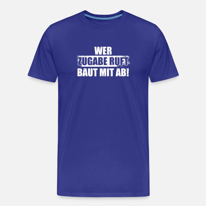 Zugabe Lichttechniker Light-Crew Lichttechnik - Männer Premium Bio T-Shirt - Königsblau