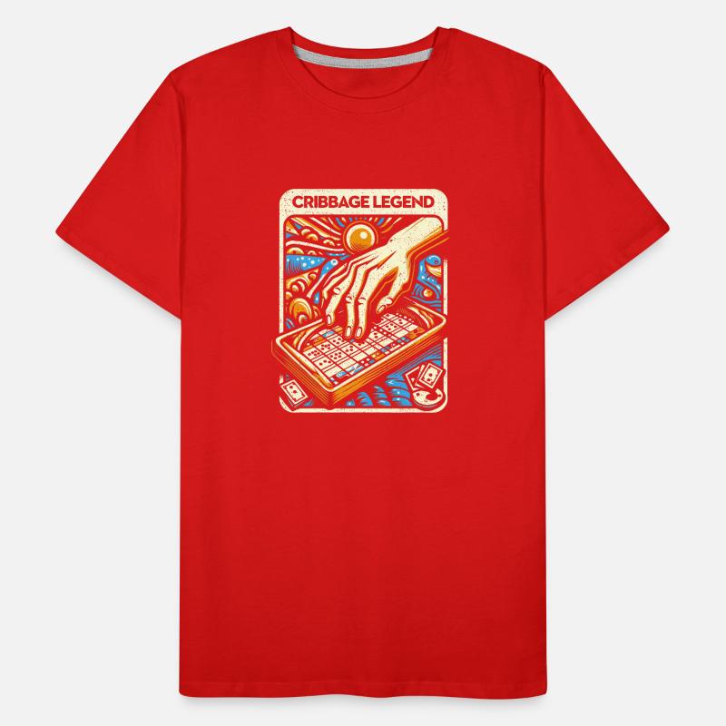 Cribbage Legend – humorous gift Men's Premium Organic T-Shirt
