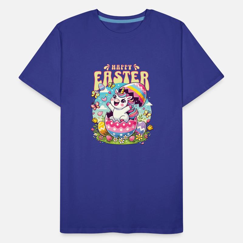Easter Happy Easter Easter Bunny Easter Egg Spring Men's Premium Organic T-Shirt