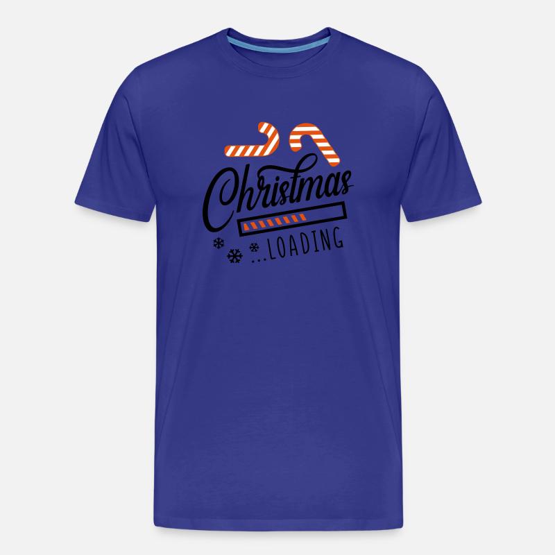 christmas loading - Männer Premium Bio T-Shirt - Königsblau
