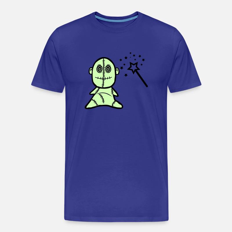 Voodoo Puppe - Männer Premium Bio T-Shirt - Königsblau