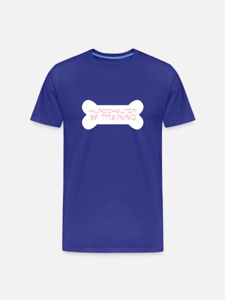 Hundehalter im Training - Männer Premium Bio T-Shirt - Königsblau
