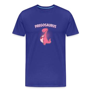 cadeau femme enceinte - T-shirt bio Premium Homme - bleu roi - Devant - Damien (186cm)