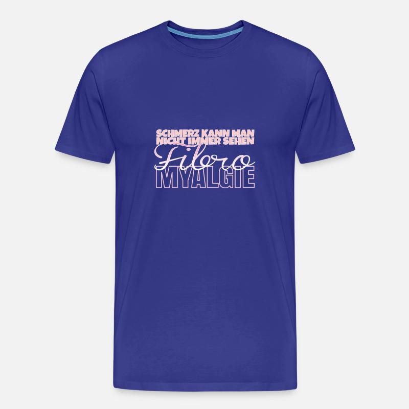 Fibromyalgie - Männer Premium Bio T-Shirt - Königsblau