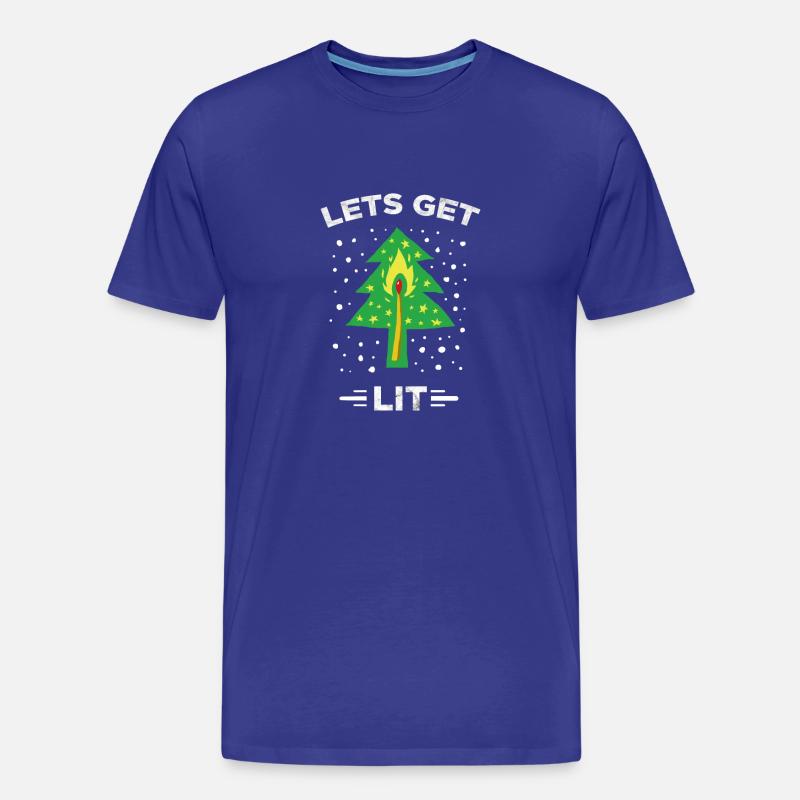 Weihnachten / Geschenk - Männer Premium Bio T-Shirt - Königsblau