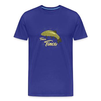 Latein Schleie Angler Geschenk - Männer Premium Bio T-Shirt - Königsblau - Vorne - Damien (186cm)