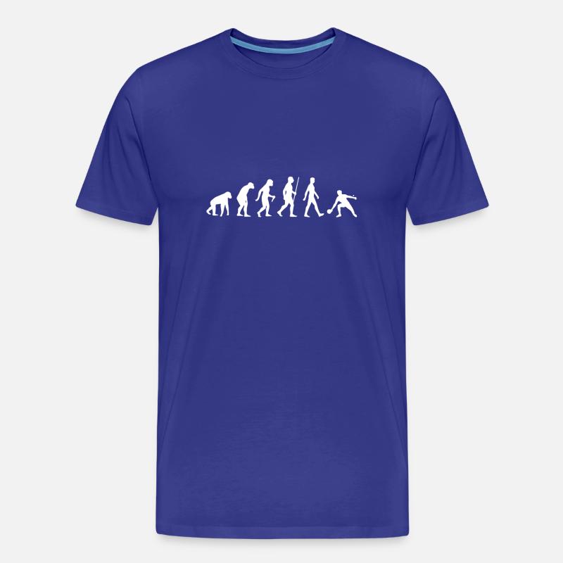 Tischtennis - Evolution - Entwicklung - Geschenk - Männer Premium Bio T-Shirt - Königsblau