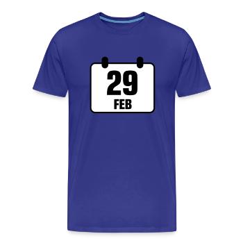 29 februar jahrestag geburtstag 2c - Männer Premium Bio T-Shirt - Königsblau - Vorne - Damien (186cm)