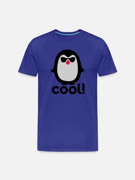 Pinguïn frais - T-shirt bio Premium Homme - bleu roi