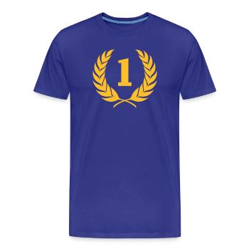 Victoire (vectoriel) - T-shirt bio Premium Homme - bleu roi - Devant - Damien (186cm)