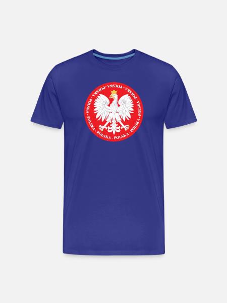Polska 4 - Men's Premium Organic T-Shirt - royal blue