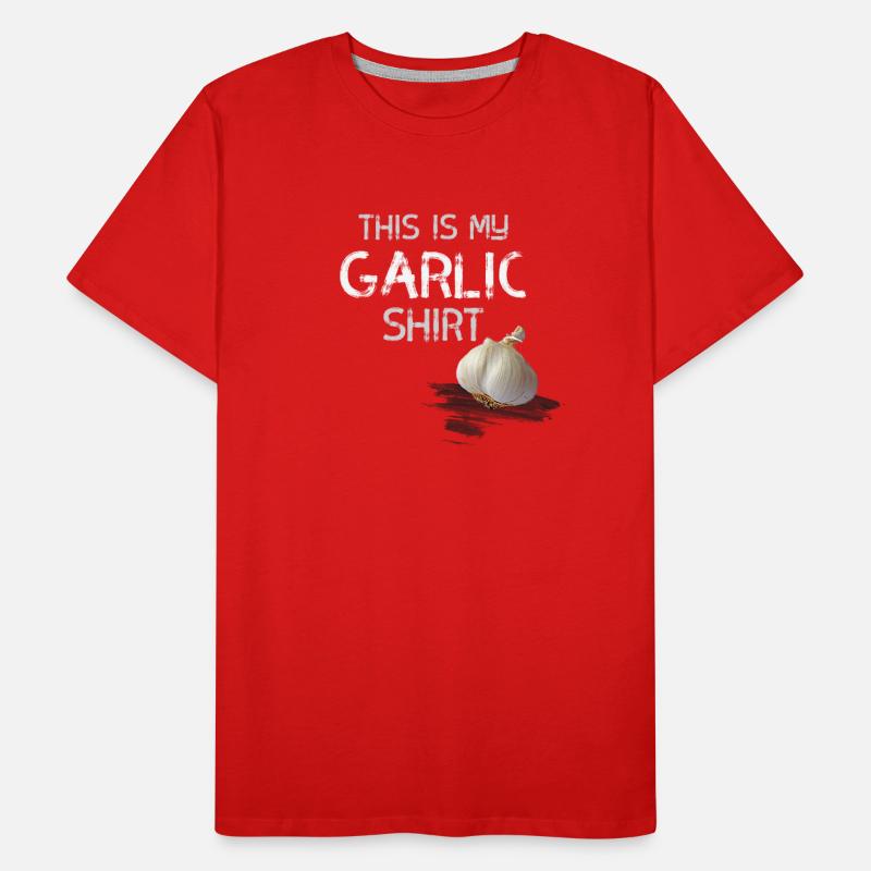 Garlic statement Men's Premium Organic T-Shirt