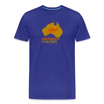 Australie - T-shirt bio Premium Homme - bleu roi - Devant - Damien (186cm)