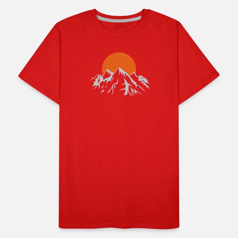Montagnes T-shirt bio Premium Homme