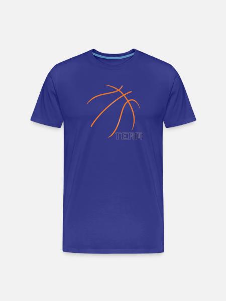 Basketball - Men's Premium Organic T-Shirt - royal blue
