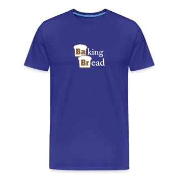 cuisson du pain - T-shirt bio Premium Homme - bleu roi - Devant - Damien (186cm)
