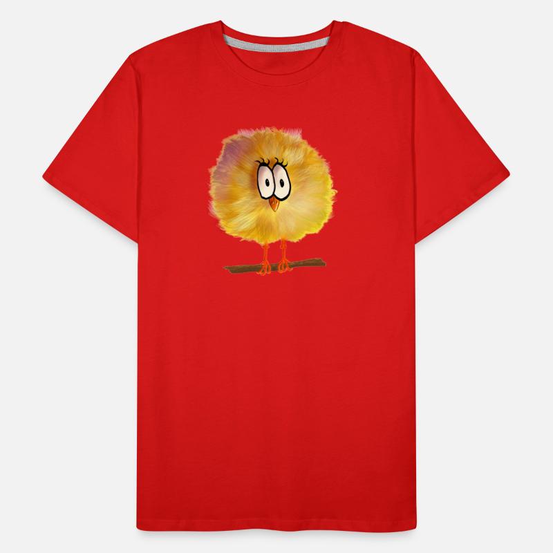 komischer Vogel Männer Premium Bio T-Shirt