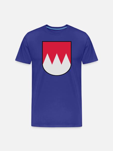 Franks Coat of Arms - Men's Premium Organic T-Shirt - royal blue