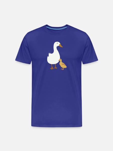 Ente - Männer Premium Bio T-Shirt - Königsblau