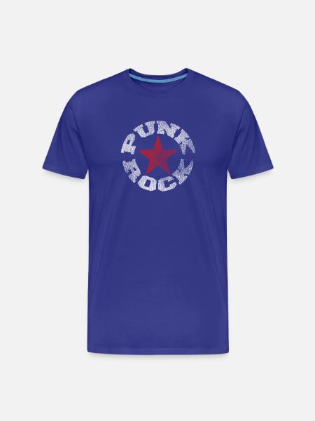 punk rock - Men's Premium Organic T-Shirt - royal blue
