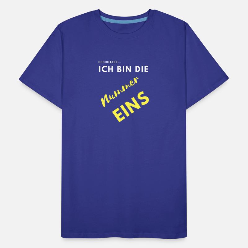 ich bin nummer eins Männer Premium Bio T-Shirt