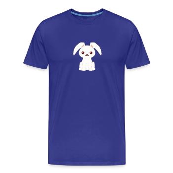 Lapin Lapin Lapin Lapin Lapin - T-shirt bio Premium Homme - bleu roi - Devant - Damien (186cm)