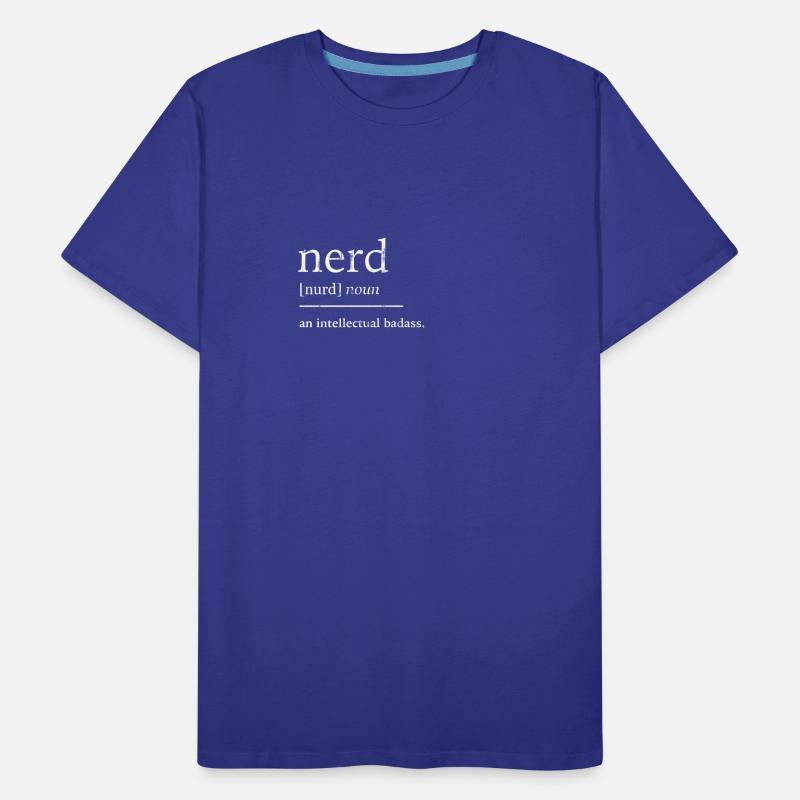 Streber Nerd Männer Premium Bio T-Shirt