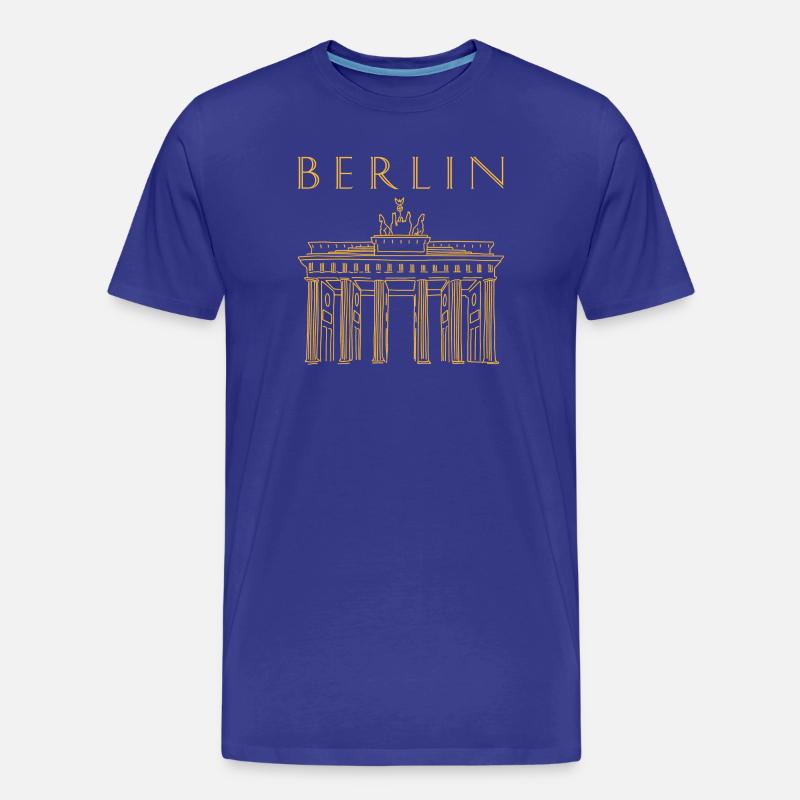 Brandenburger Tor in Berlin - Männer Premium Bio T-Shirt - Königsblau