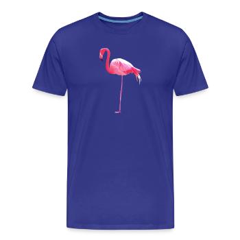 Pink Flamingo - T-shirt bio Premium Homme - bleu roi - Devant - Damien (186cm)