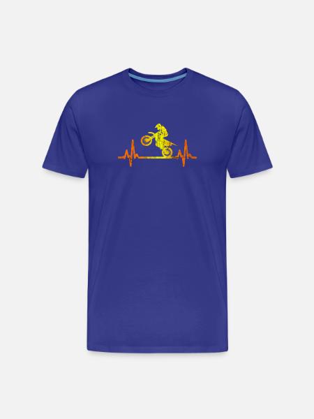 Motocross - Men's Premium Organic T-Shirt - royal blue