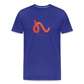 Ebola Virus - Männer Premium Bio T-Shirt - Königsblau - Vorne - Damien (186cm)