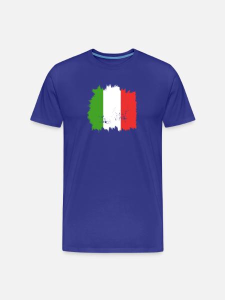 Drapeau italien - T-shirt bio Premium Homme - bleu roi