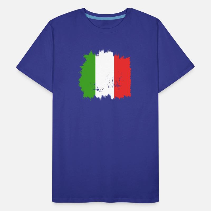 Drapeau italien T-shirt bio Premium Homme