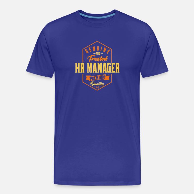 Genuine Trusted HR Manager Design - Männer Premium Bio T-Shirt - Königsblau