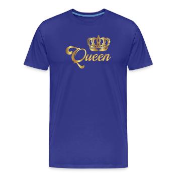 Couronne de couronnes King Queen JGA Wedding Bride Bräu - T-shirt bio Premium Homme - bleu roi - Devant - Damien (186cm)