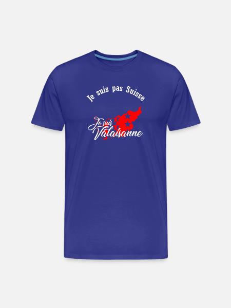 I am from Valais - Men's Premium Organic T-Shirt - royal blue
