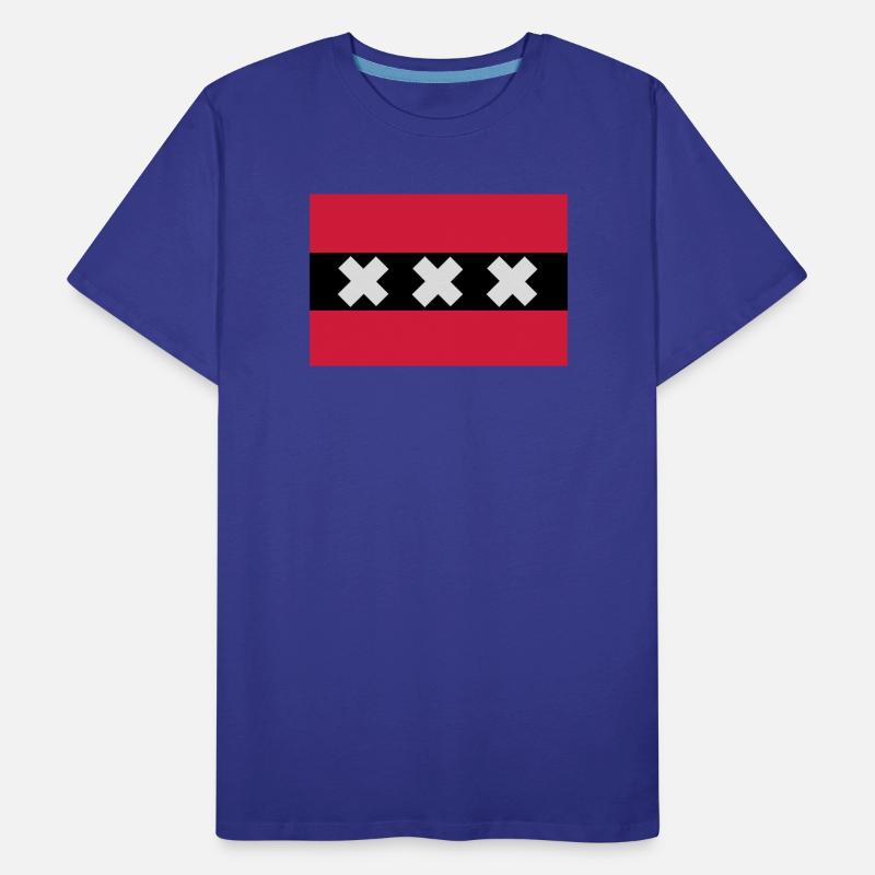 Drapeau de Amsterdam T-shirt bio Premium Homme