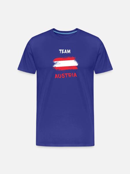 Team Austria / Gift Vienna National Flag - Men's Premium Organic T-Shirt - royal blue