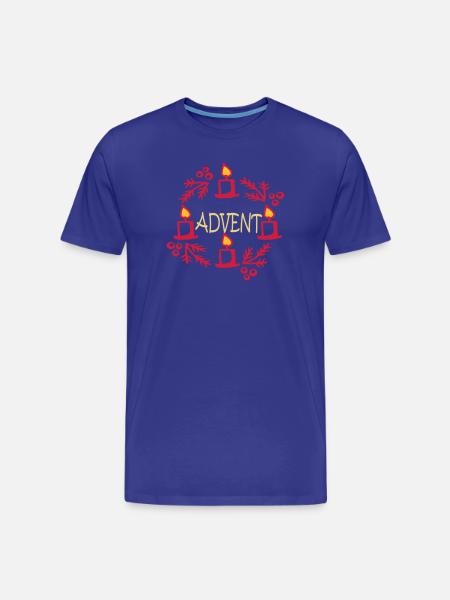 Avent - T-shirt bio Premium Homme - bleu roi
