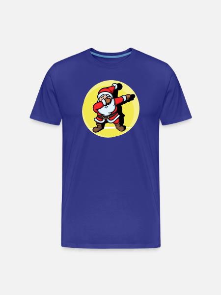 Cool Dab Dabbing Père Noël Noël - T-shirt bio Premium Homme - bleu roi