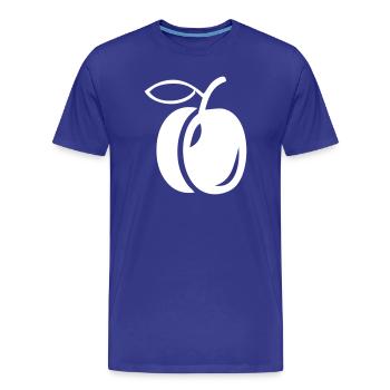 Une prune - T-shirt bio Premium Homme - bleu roi - Devant - Damien (186cm)