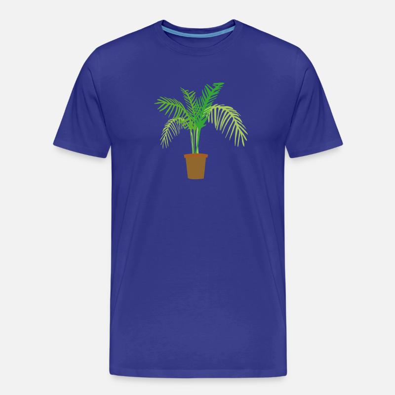 palm tree - Männer Premium Bio T-Shirt - Königsblau