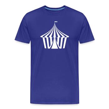 Zirkus Zelt - Männer Premium Bio T-Shirt - Königsblau - Vorne - Damien (186cm)