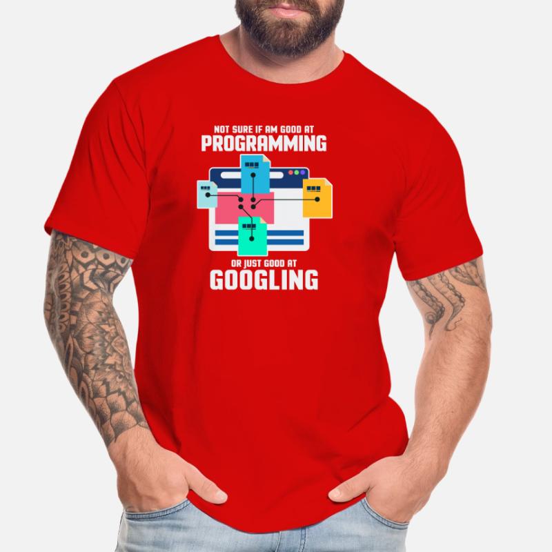 Programmer Programming IT Computer Gift Men's Premium Organic T-Shirt